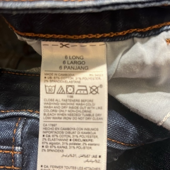 Women’s‎ Old Navy Mid Rise Bootcut Jeans | 6 Long - Picture 3 of 3